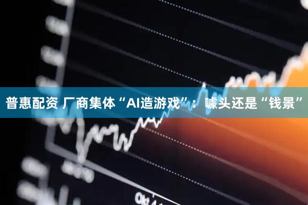 普惠配资 厂商集体“AI造游戏”：噱头还是“钱景”